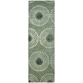 Handmade Soho Zen Grey/ Ivory New Zealand Wool Rug (2'6 x 6')