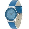 Skagen Women's Blue Leather Strap Watch