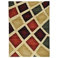 Hand Carved Moderno Contemporary Abstract Multi-Color Area Rug (5'3 x 7'3)