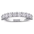 Miadora 14k Gold 1 1/2ct TDW Diamond Semi-Eternity Ring (G-H, I1-I2)