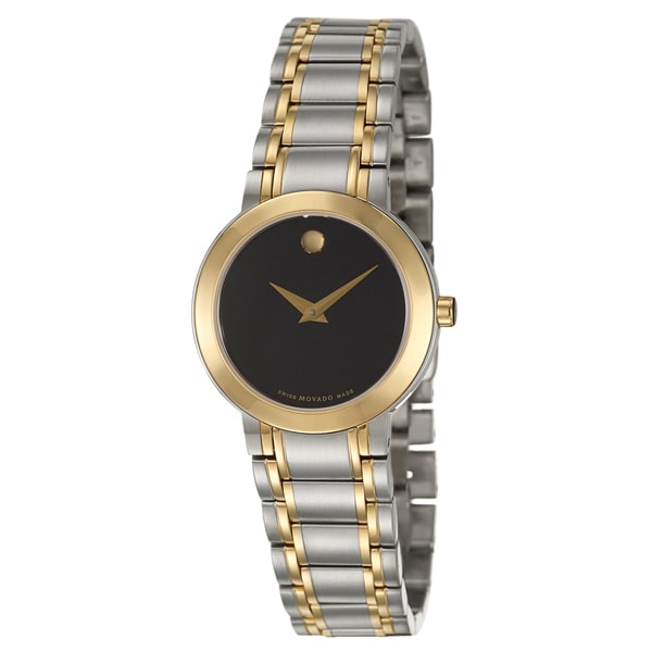 Movado Women's 'Stiri' Stainless Steel and Yellow Goldplated Swiss Quartz Watch