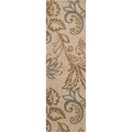 Bays Beige Polypropylene Rug (2' x 7'5)