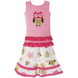 AnnLoren Adorable Girls Boutique Owl Outfit