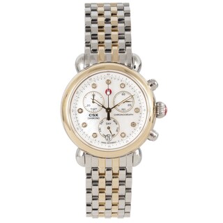 Michele Women's Two-tone Steel 'CSX' Chronograph Watch