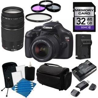 Canon EOS T3 Digital SLR Camera with 18-55mm ISII and 75-300Lens Kit