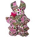 AnnLoren 2 piece Paisley & Polka Dot Halter Outfit Fits American Girl Doll