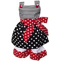 AnnLoren 2 piece Polka Dot & Stripes Outfit fits American Girl Doll