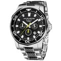 Akribos XXIV Men's Stainless Steel Diver's Classic Chronograph Watch