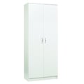 akadaHOME 72-inch White Storage Cabinet