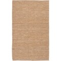 Hand-woven Moncalieri Wheat Natural Fiber Jute Rug (3'6 x 5'6)