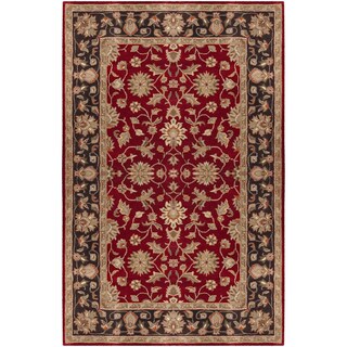 ###  Hand-tufted Tivoli Scarlet Wool Rug (10' x 14')
