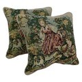 Tapestry Corded In the Park Throw Pillows (Set of 2)