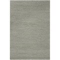 Handwoven Attert1 Pigeon Gray New Zealand Wool Soft Braided Texture Rug (3' x 5')
