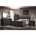 Kima Black Queen 5-piece Wooden Modern Bedroom Set
