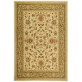 Traditional Yale Mahal Ivory Area Rug (5'3 x 7'3)