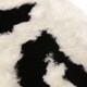 ABBYSON LIVING Black and White Plush Shag Rug
