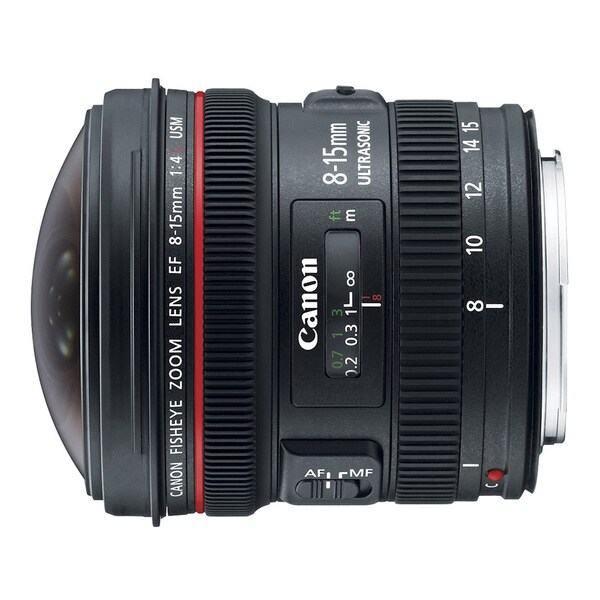 Canon EF 8-15mm f/4L Fisheye USM Ultra-Wide Zoom Lens