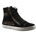 Refresh by Beston Women's 'Melba' High Top Studded Sneakers