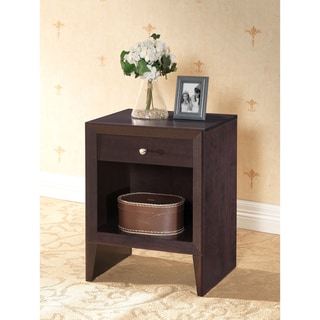 --->  Leelanau Brown Modern Nightstand