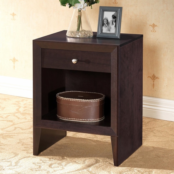 Leelanau Brown Modern Nightstand 15046286 Shopping