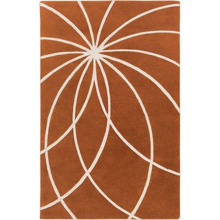 Hand-tufted Beauraing Carmine Wool Rug (12' x 15')