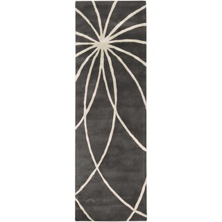Hand-tufted Beaumont Iron Ore Wool Rug (3' x 12')