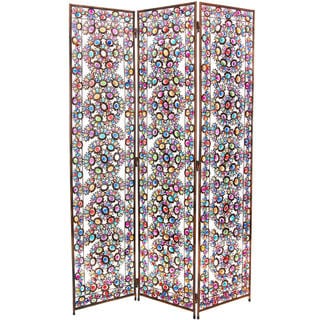 Today Sale Tall Winter and Spring 5.5-foot Jeweled Room Divider (China)