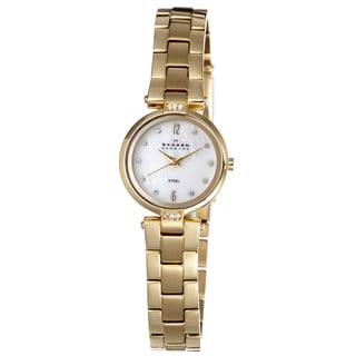 Skagen Women's Goldtone Steel Crystal Watch