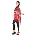 Elegant Maroon Silky Assorted Scarf (Indonesia)