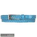 Journee Collection Women's Braided Skinny Belt