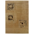 Western Elegance Fossil Delight Clay Area Rug (9' x 12'2)