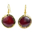 Copper Puddle Brass Earrings (South Africa)