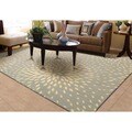 Capri Grey Wool-blend Rug (5'3 x 7'5)
