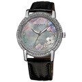 Akribos XXIV Women's Flower Diamond Accent Watch