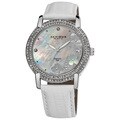 Akribos XXIV Women's Flower Diamond Accent Watch