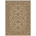 Oriental Ankara Collection Mahal Beige Area Rug (5'3" X 7'3")
