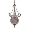 Roosevelt Weathered Patina 3-light Pendant Fixture
