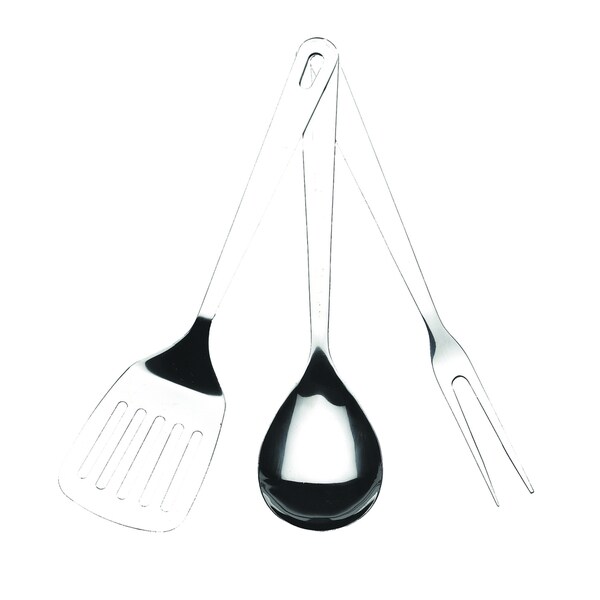 Texsport Stainless Steel 3-Piece Utensil Set