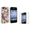 BasAcc Snap-on Case/ Anti-glare LCD Protector for Apple iPhone 4/ 4S