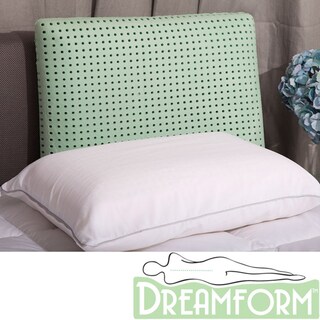 Dream Form Green Tea Ventilated Jumbo-size Memory Foam Pillow