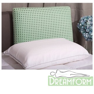 Dream Form Green Tea Ventilated Standard-size Memory Foam Pillow