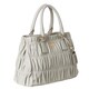 Prada \u0026#39;Napa Gaufre\u0026#39; Small Ivory Leather Satchel - 15052084 ...