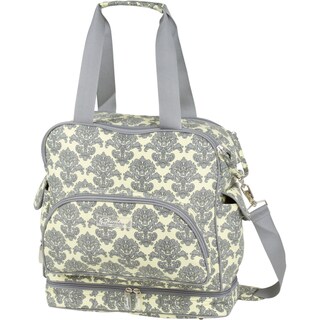 The Bumble Collection Camille Changing Bag in Yellow Filagree