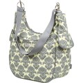 The Bumble Collection Chloe Convertible Diaper Bag in Yellow Filigree