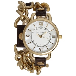 Anne Klein Women's Gold Stainless Steel Watch