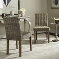 Safavieh Grove Unfinished Natural Wicker Side Chairs (Set of 2)