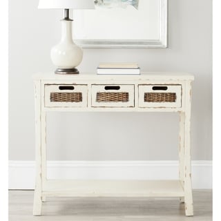 Autumn White 3-drawer Console Table