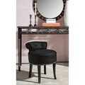Georgia Black Vanity Stool