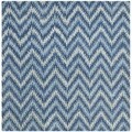 Safavieh Handmade Wyndham Blue New Zealand Wool Rug (7' Square)