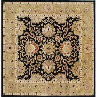 Alliyah Moon Indigo New Zeeland Blend Wool Rug (10' x 10')